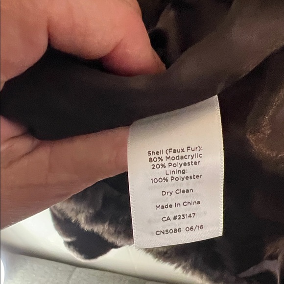 Talbots Dark Brown Teddy Jacket - Picture 6 of 7